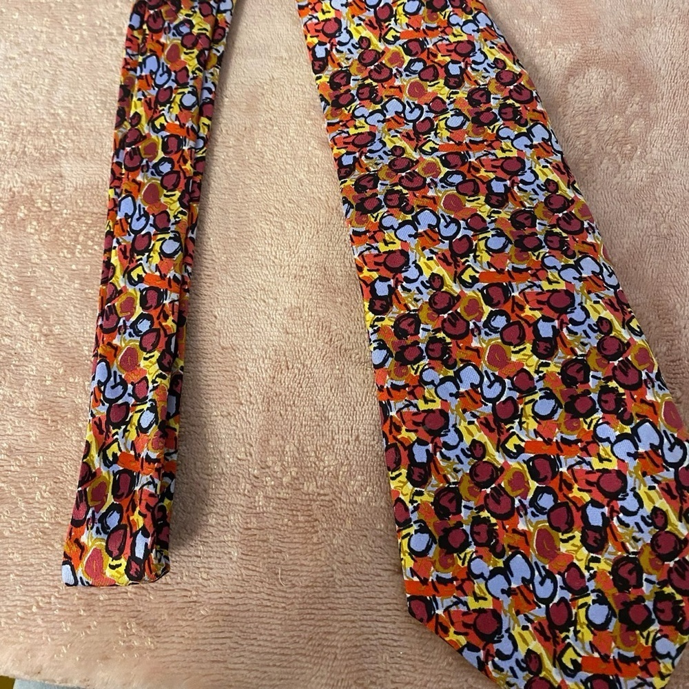 Vibrant Multicolor Tie - Picture 4 of 8